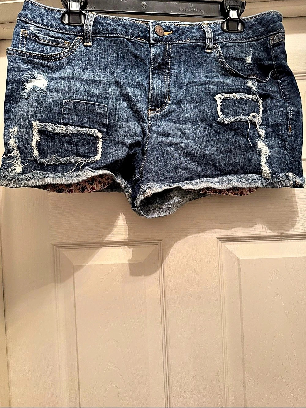 Lauren Conrad Distressed Jean Shorts
